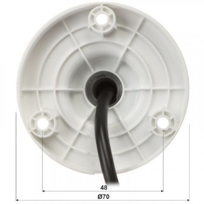 HDCVI видеокамера 2 Мп Dahua DH-HAC-HFW1200CLP-IL-A (3.6 мм) с двойной подсветкой для системы видеонаблюдения